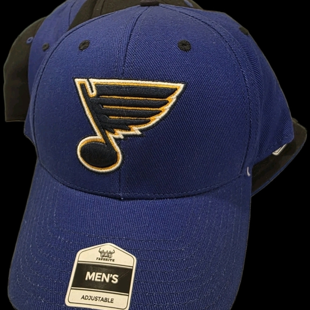St. Louis Blues Official Licensed NHL Fan Favorite Snap Back Black Or Blue